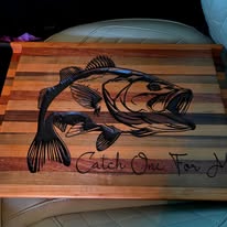 Live-edge epoxy table